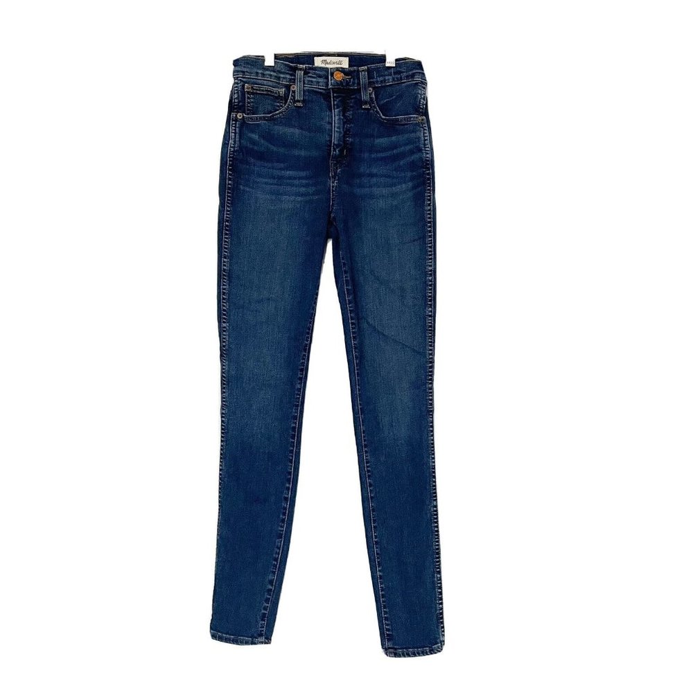 Madewell Womens 26T 10" High Rise Skinny Jeans Hayes Dark Wash Tall High Waist